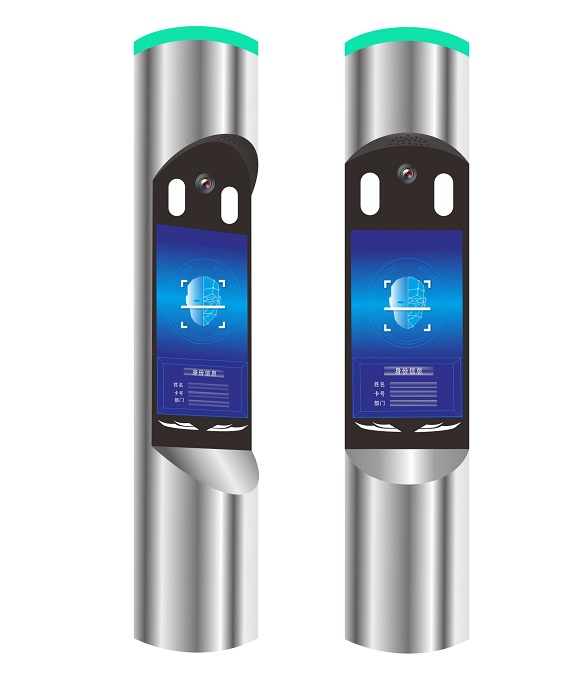 圓柱不銹鋼人臉識(shí)別門(mén)禁